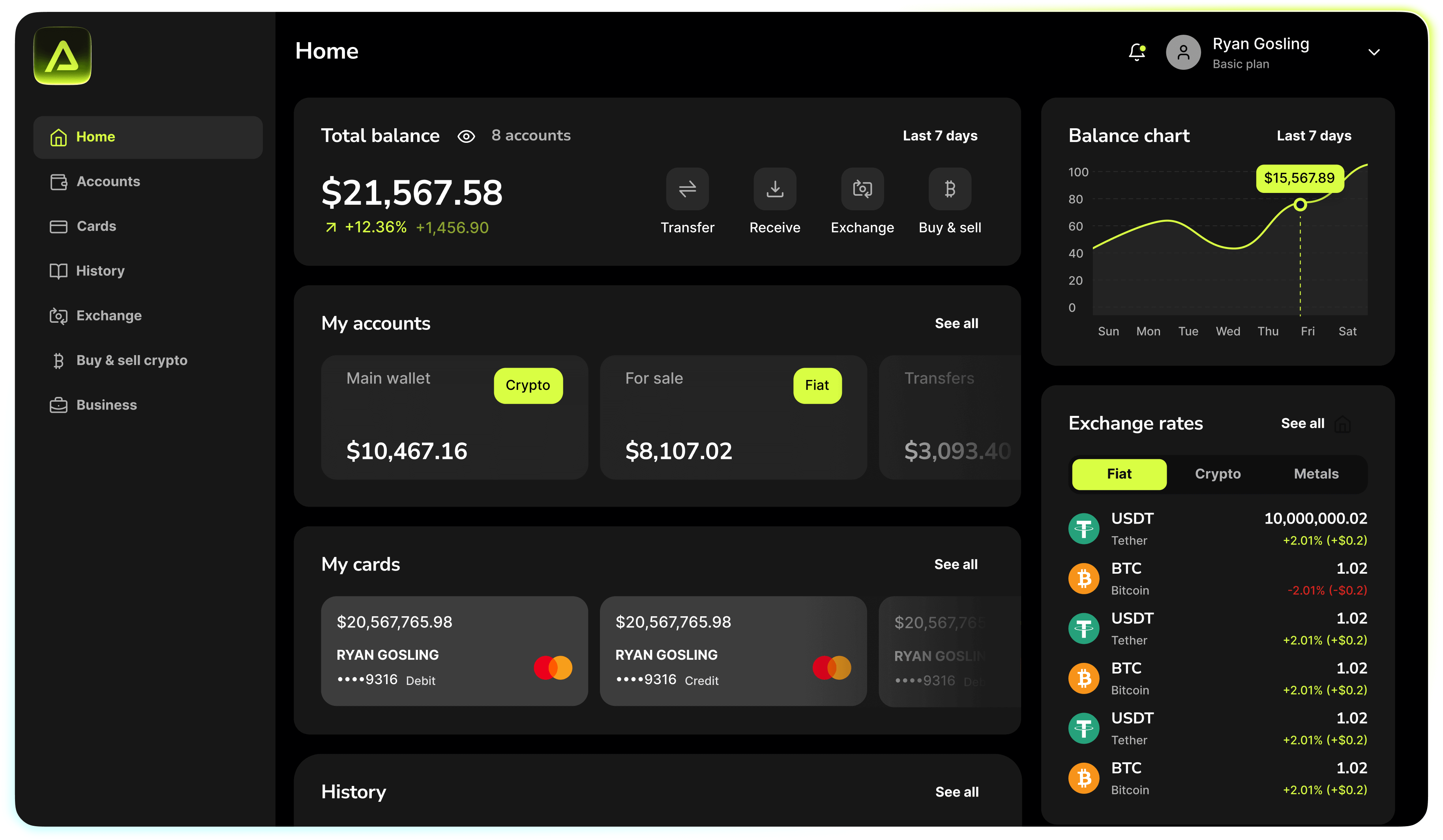 Platform UI Example